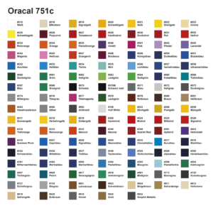 Oracal 751C 63x100cm Rolle